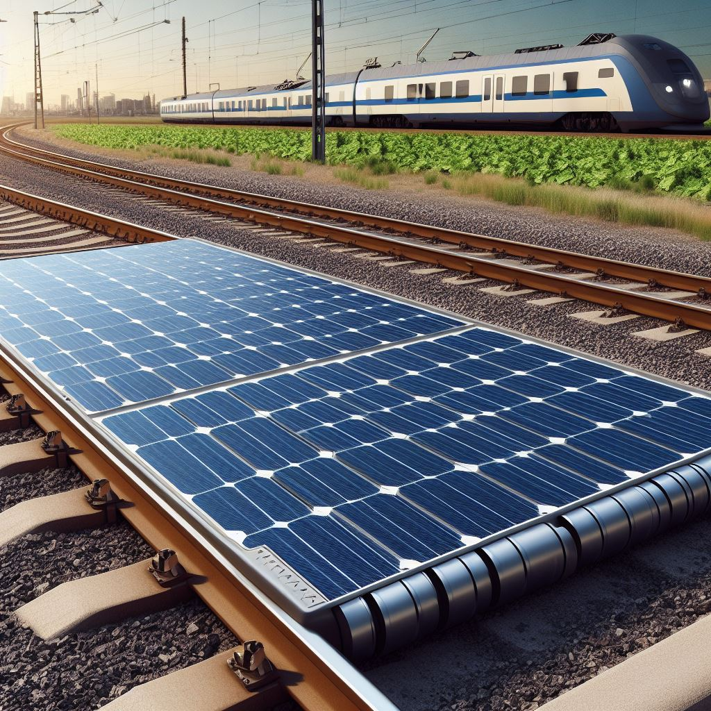 Solar Panels on Railway Tracks