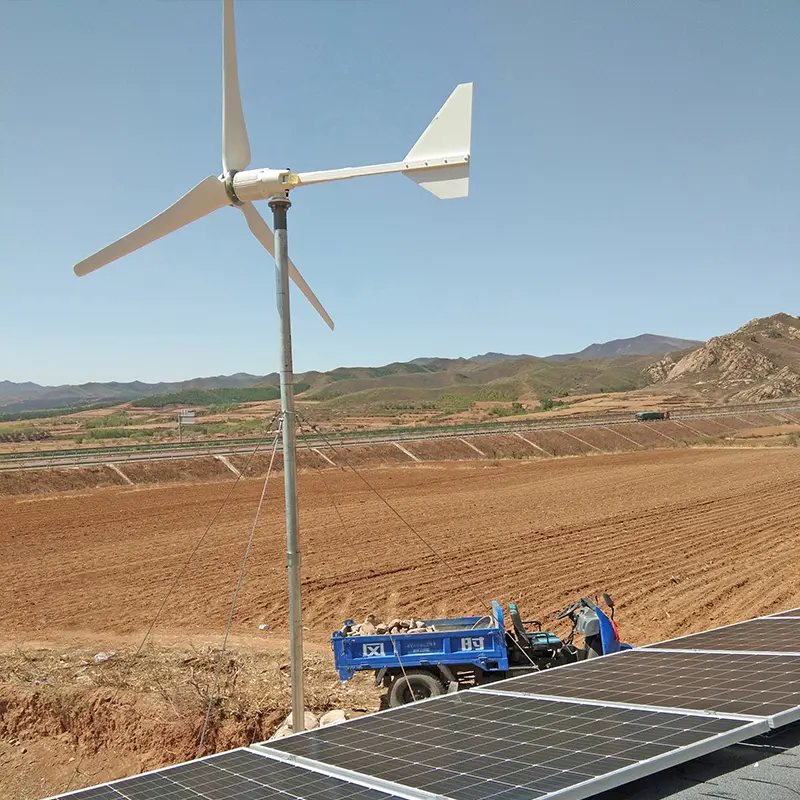 Solar Hybrid Turbine Wind Power Generation