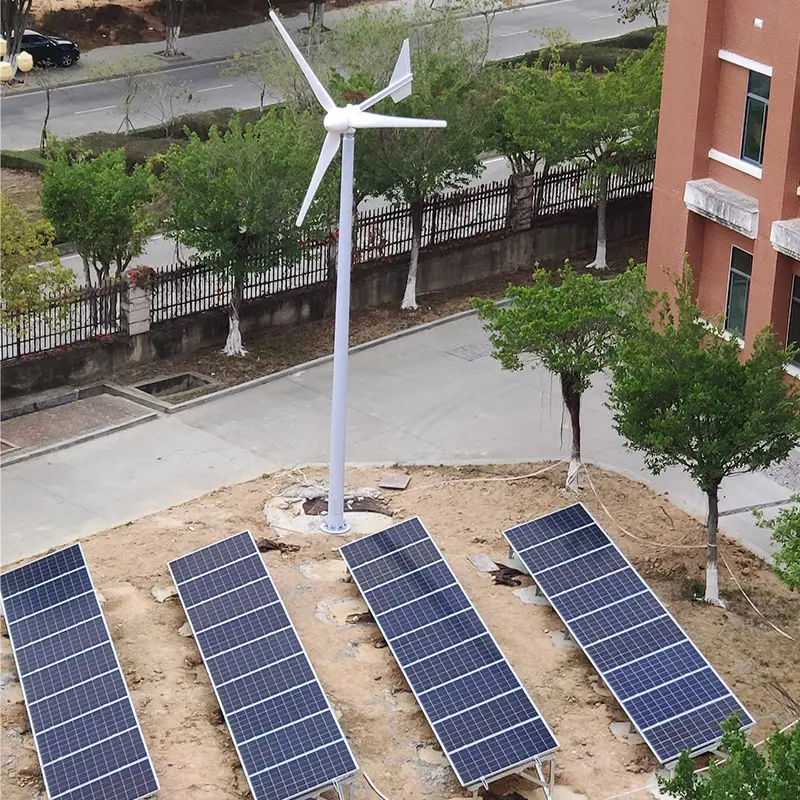 Solar Hybrid Turbine Wind Power Generation