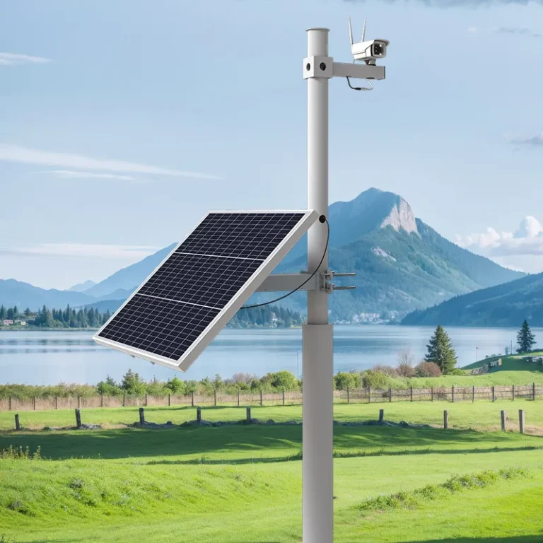 Solar Powered Security Cameras with CCTV