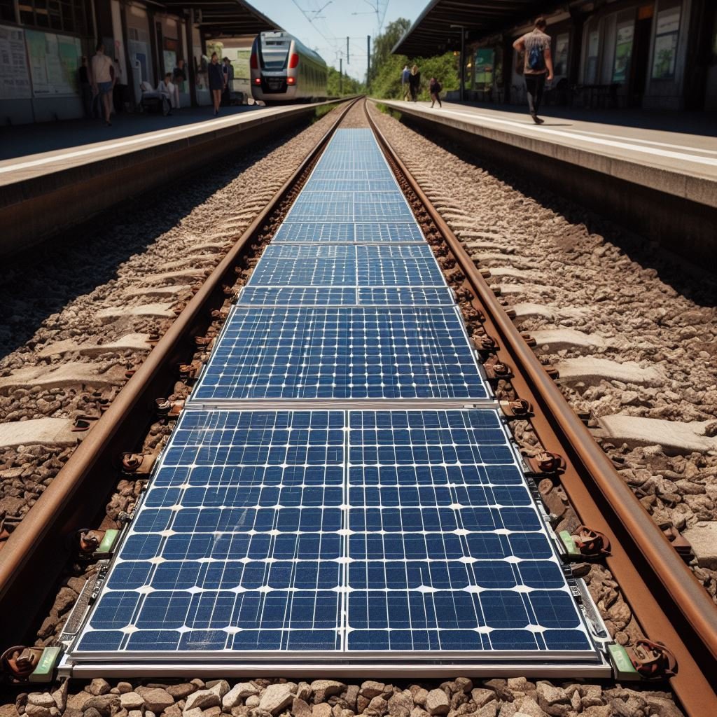 Solar Panels on Railway Tracks