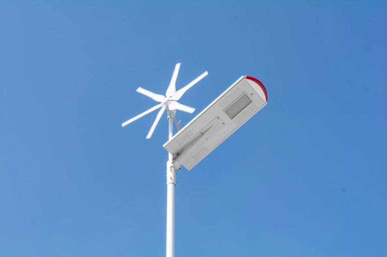 Solar wind hybrid street  light