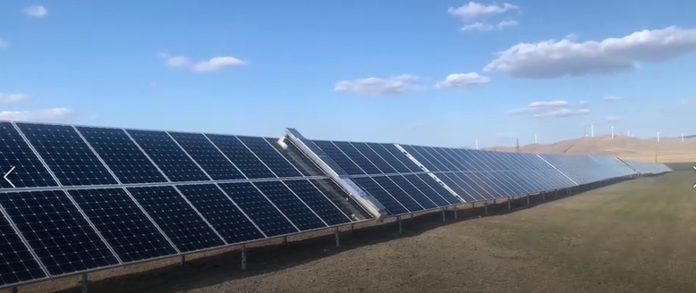 Solar Power Stations Cleaning machine