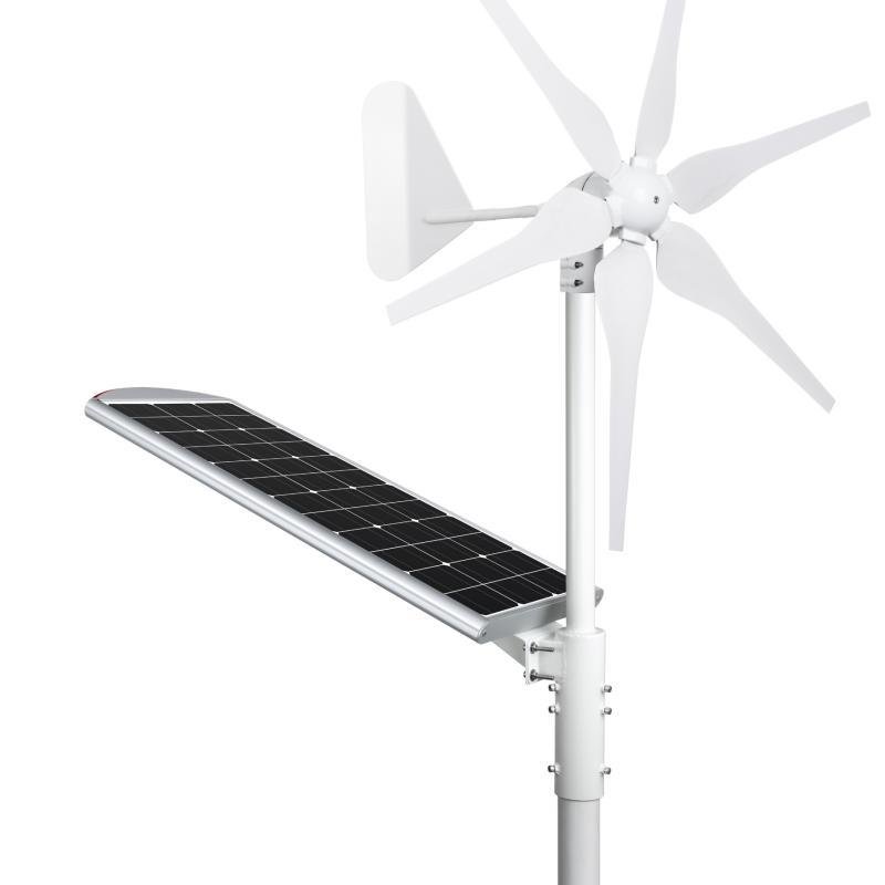 Solar wind hybrid street light