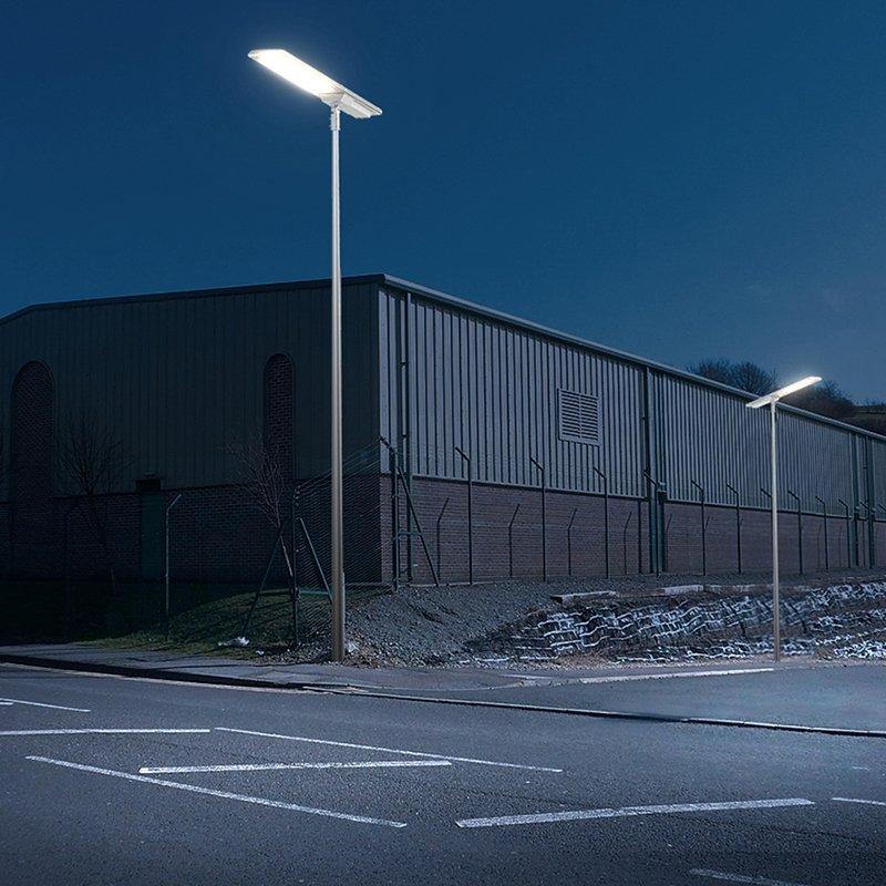 Auto Clean Solar Street Light